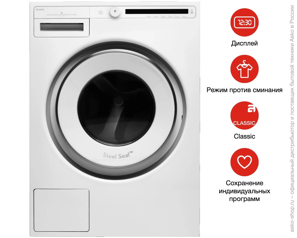 Стиральная машина Asko W2084.W/2 фото 11