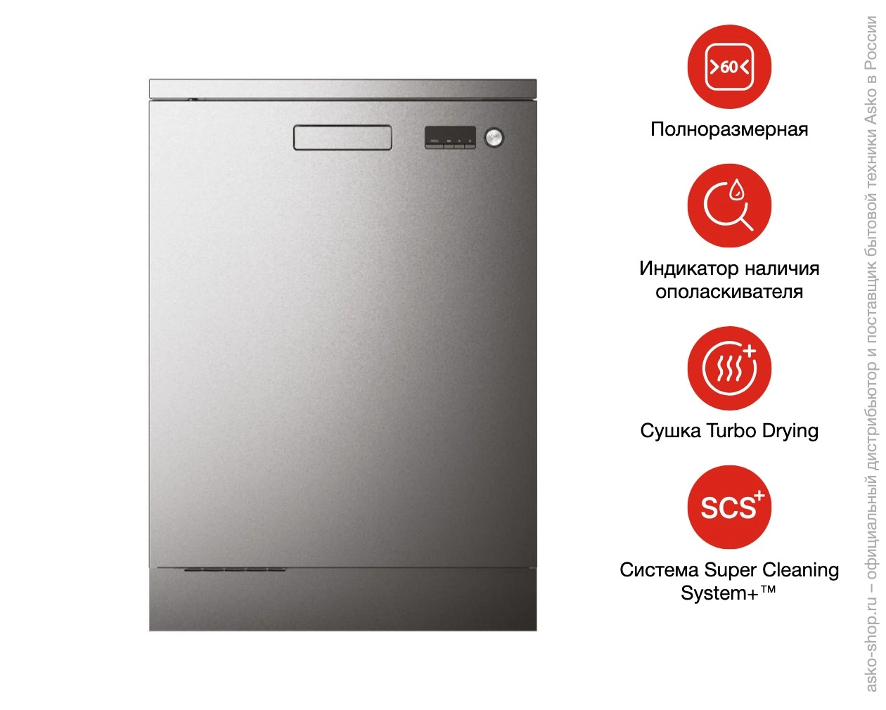 Посудомоечная машина Asko DFS233IB.S фото 7