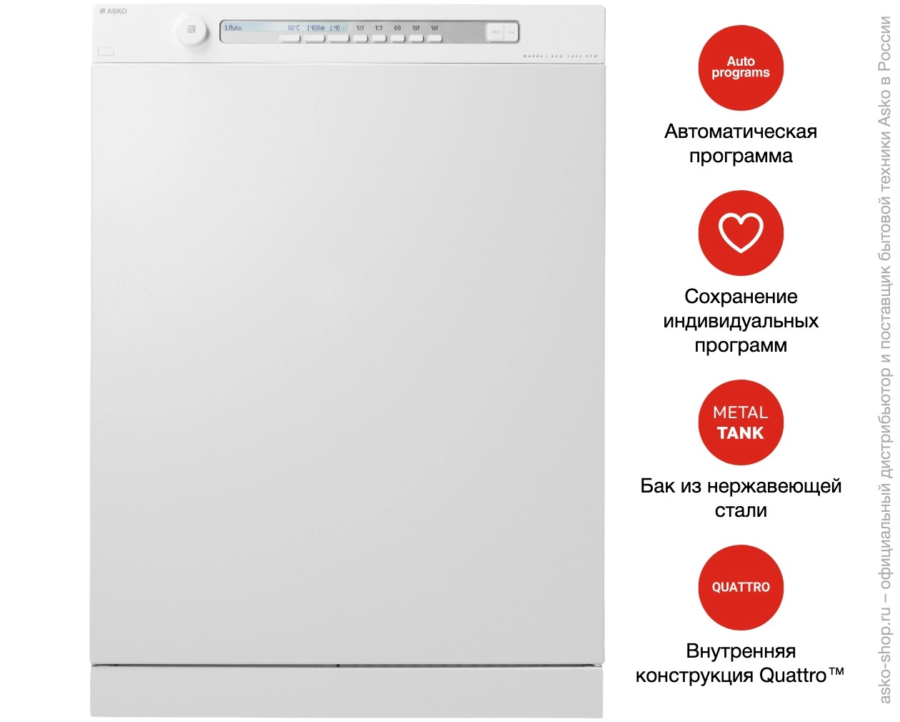 Стиральная машина Asko W6884D W фото 6