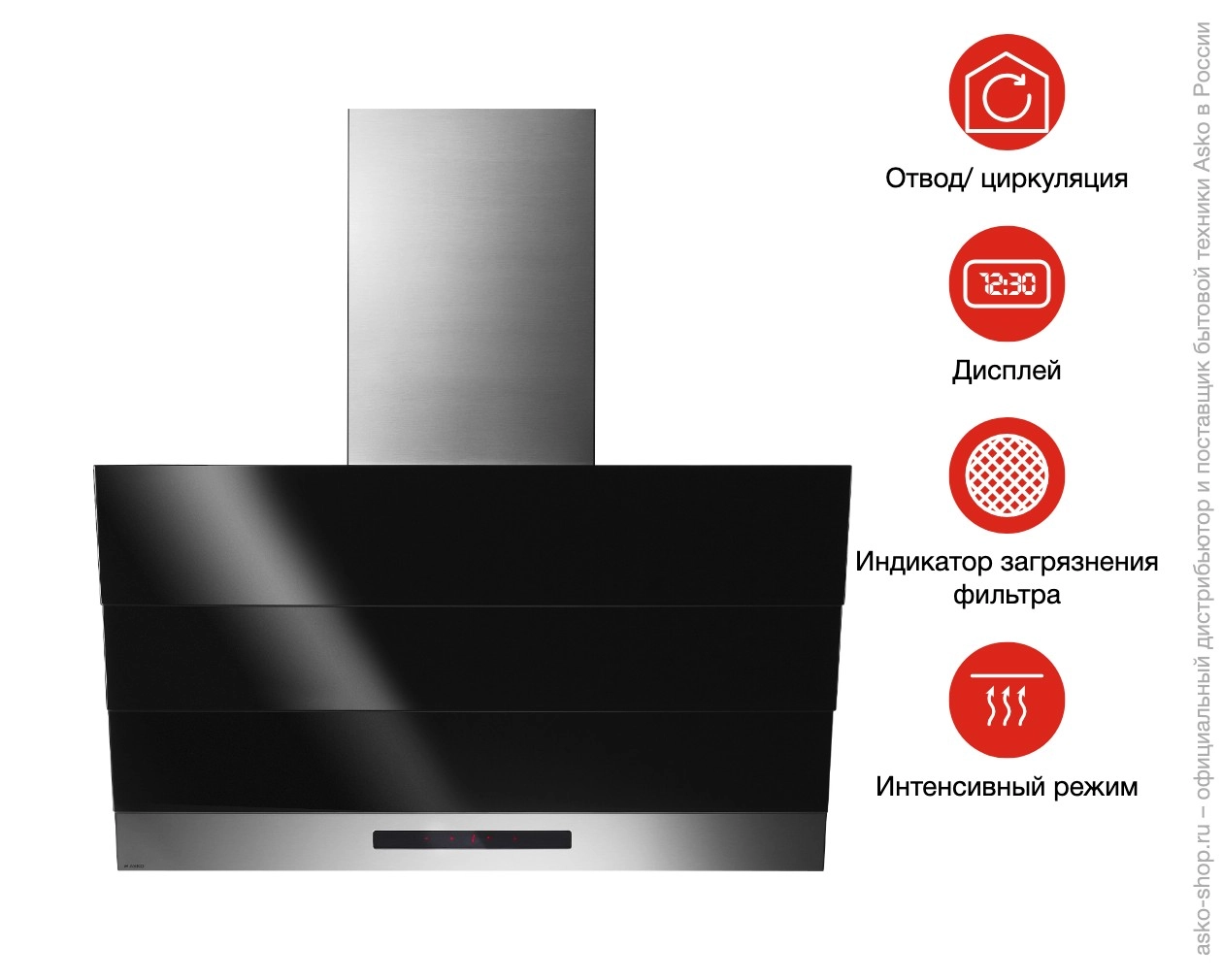 Вытяжка Asko CW4924B фото 5
