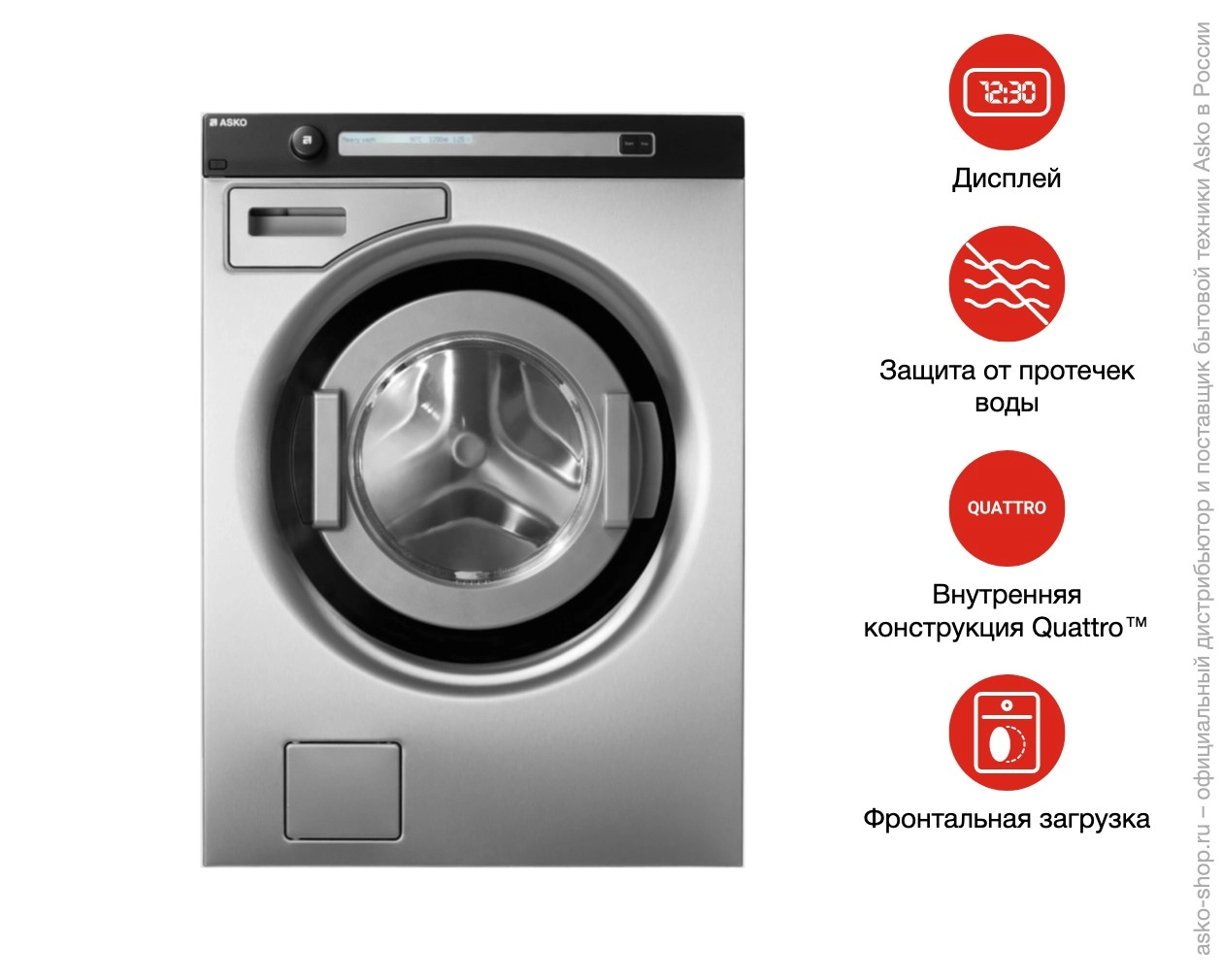 Профессиональная стиральная машина Asko WMC64 V фото 7