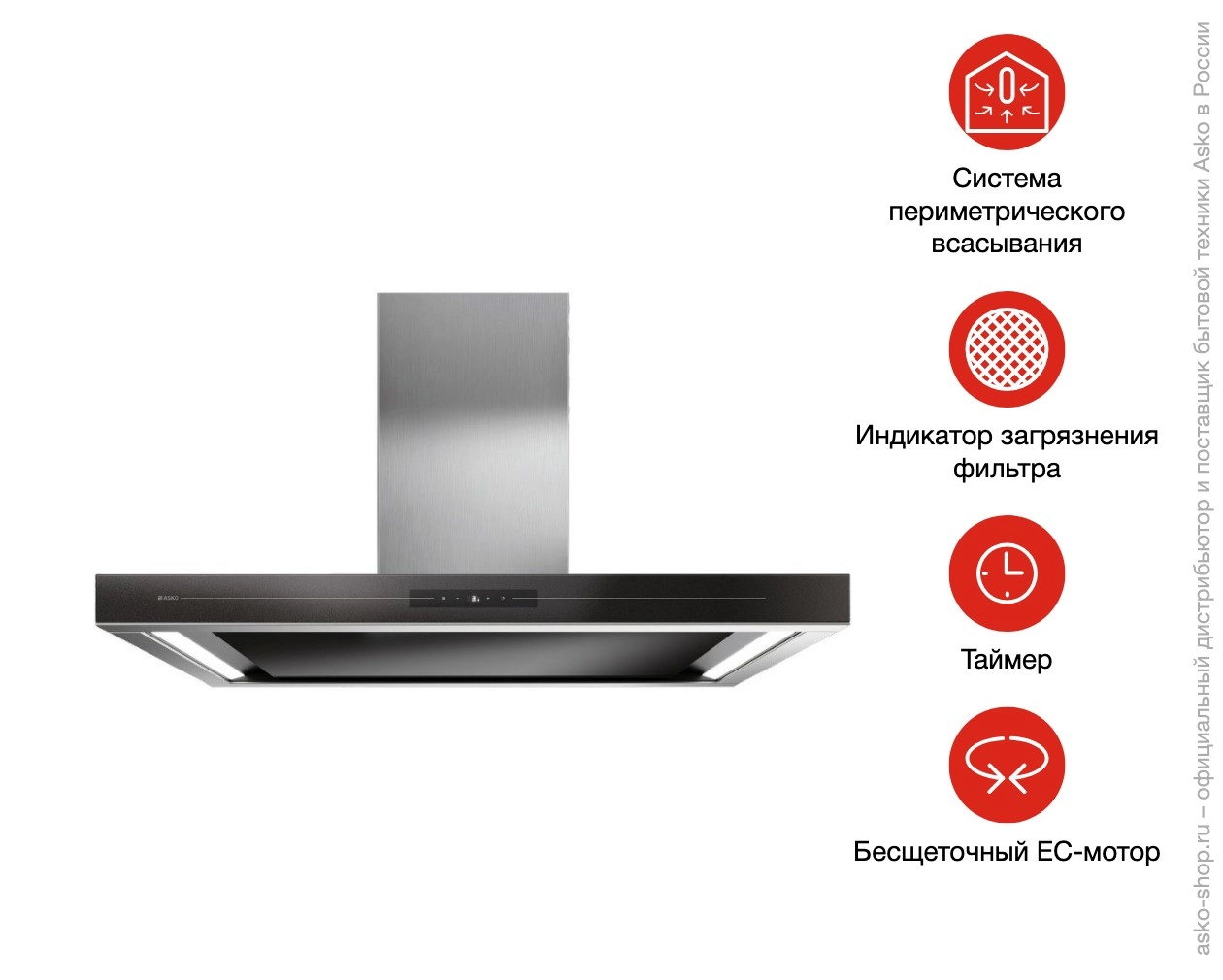 Вытяжка Asko CI41230G фото 7