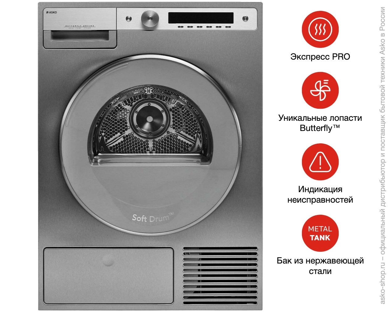Сушильная машина Asko T608HX.S фото 15