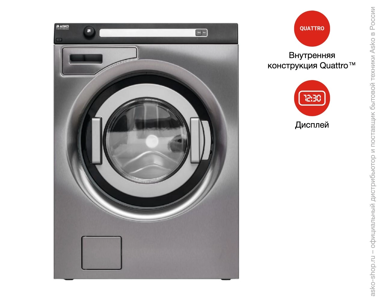 Профессиональная стиральная машина Asko WMC743PS MARINE 734470 фото 7