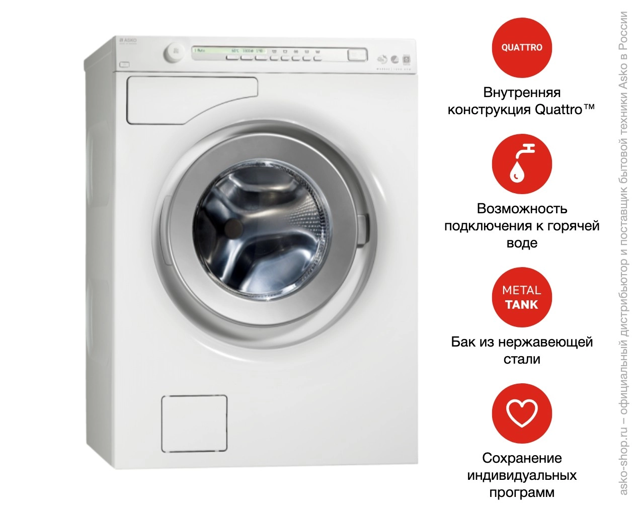Стиральная машина Asko W68842 W фото 9
