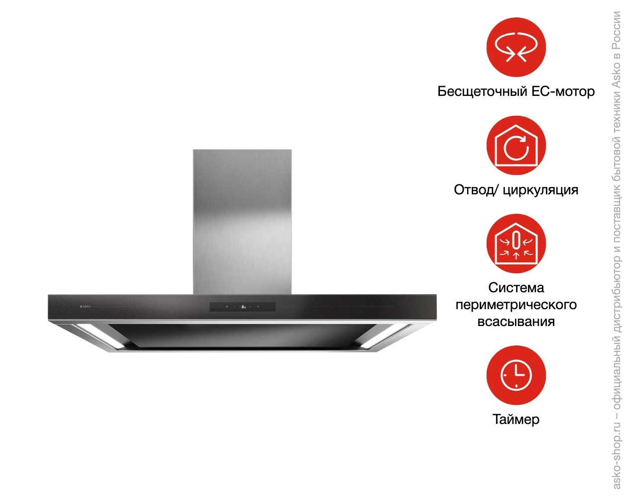 Вытяжка Asko CI41238G фото 6