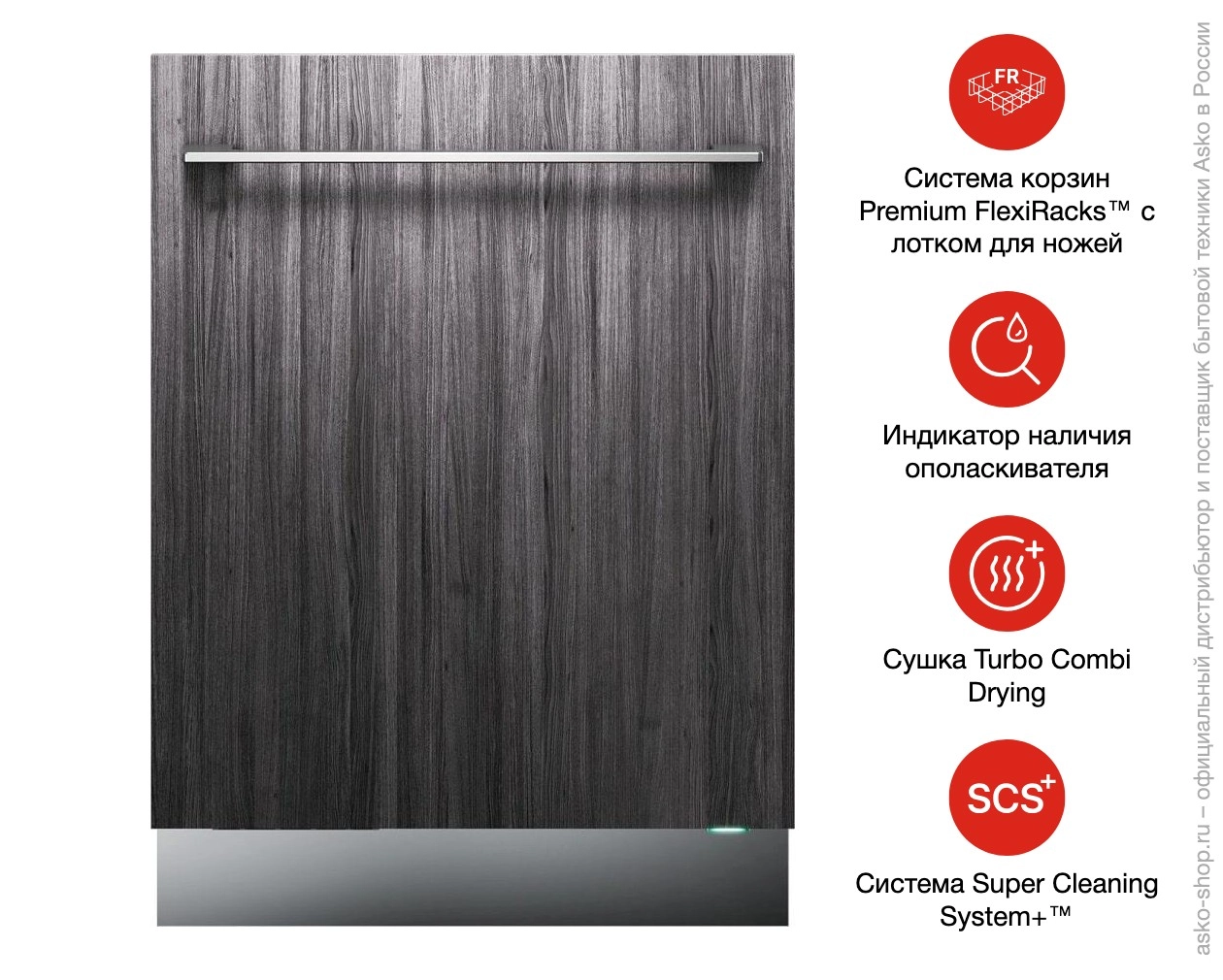 Встраиваемая посудомоечная машина Asko DFI433B/1 фото 11