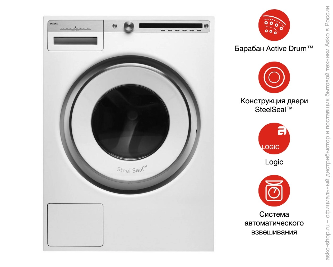 Стиральная машина Asko W4086C.W/1 фото 18