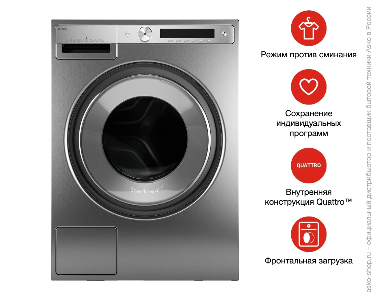 Стиральная машина Asko W6098X.S/3 фото 12