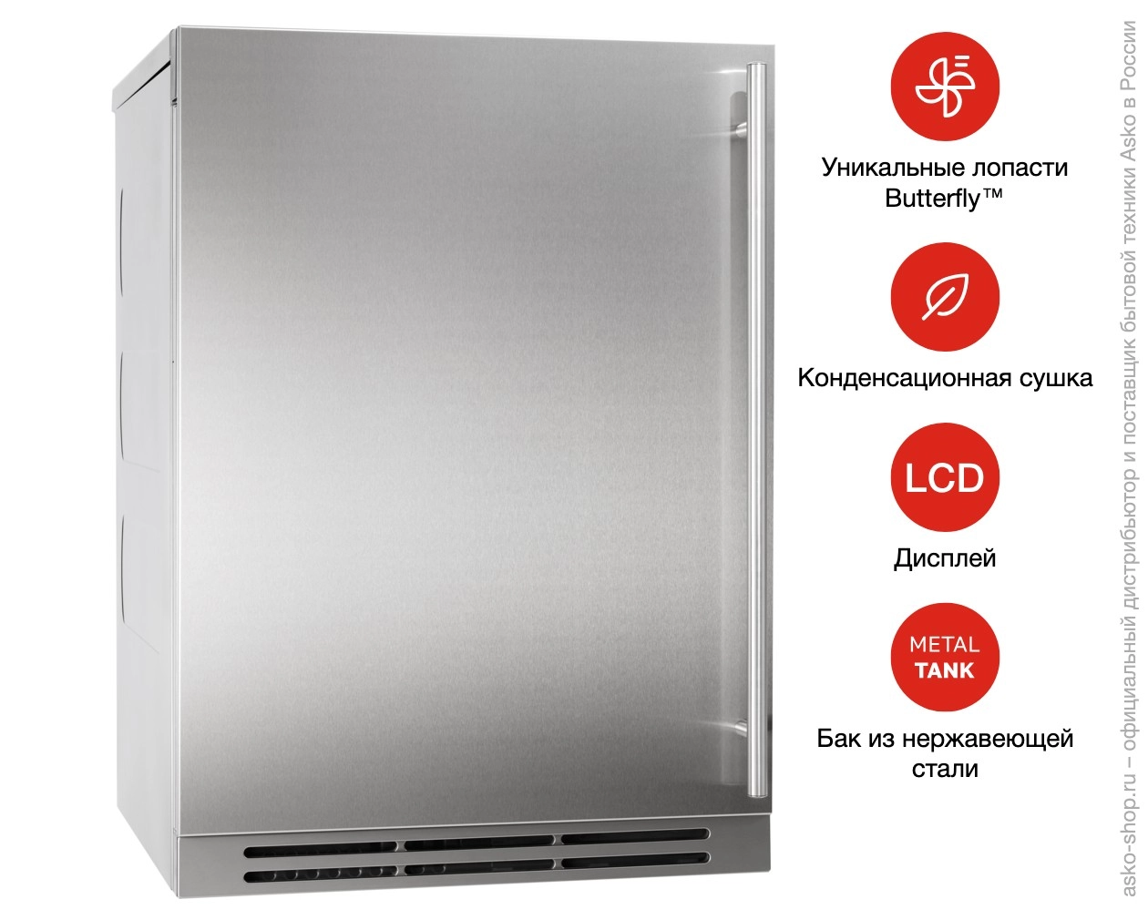 Встраиваемая сушильная машина Asko T794C Fi фото 5