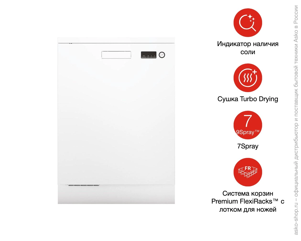 Посудомоечная машина Asko DFS233IB.W фото 6
