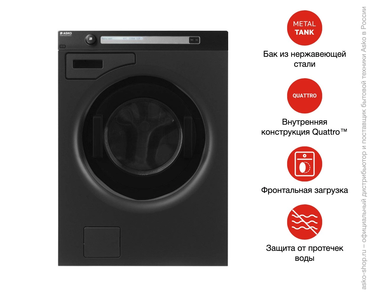 Профессиональная стиральная машина Asko WMC62V G фото 5