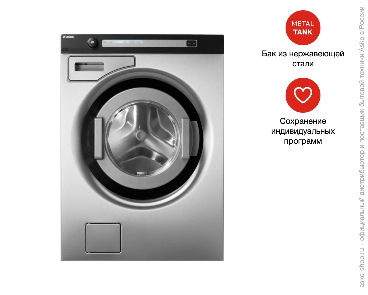 Профессиональная стиральная машина Asko WMC64 V фото 8