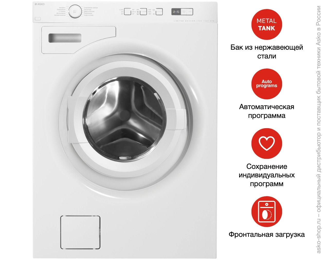 Стиральная машина Asko W6444 ALE фото 3