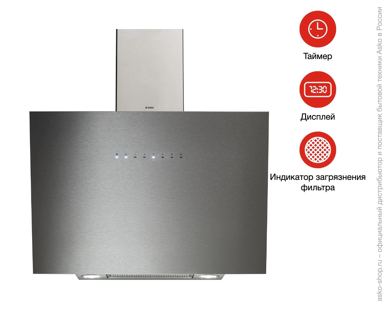 Вытяжка Asko CD4634S фото 8