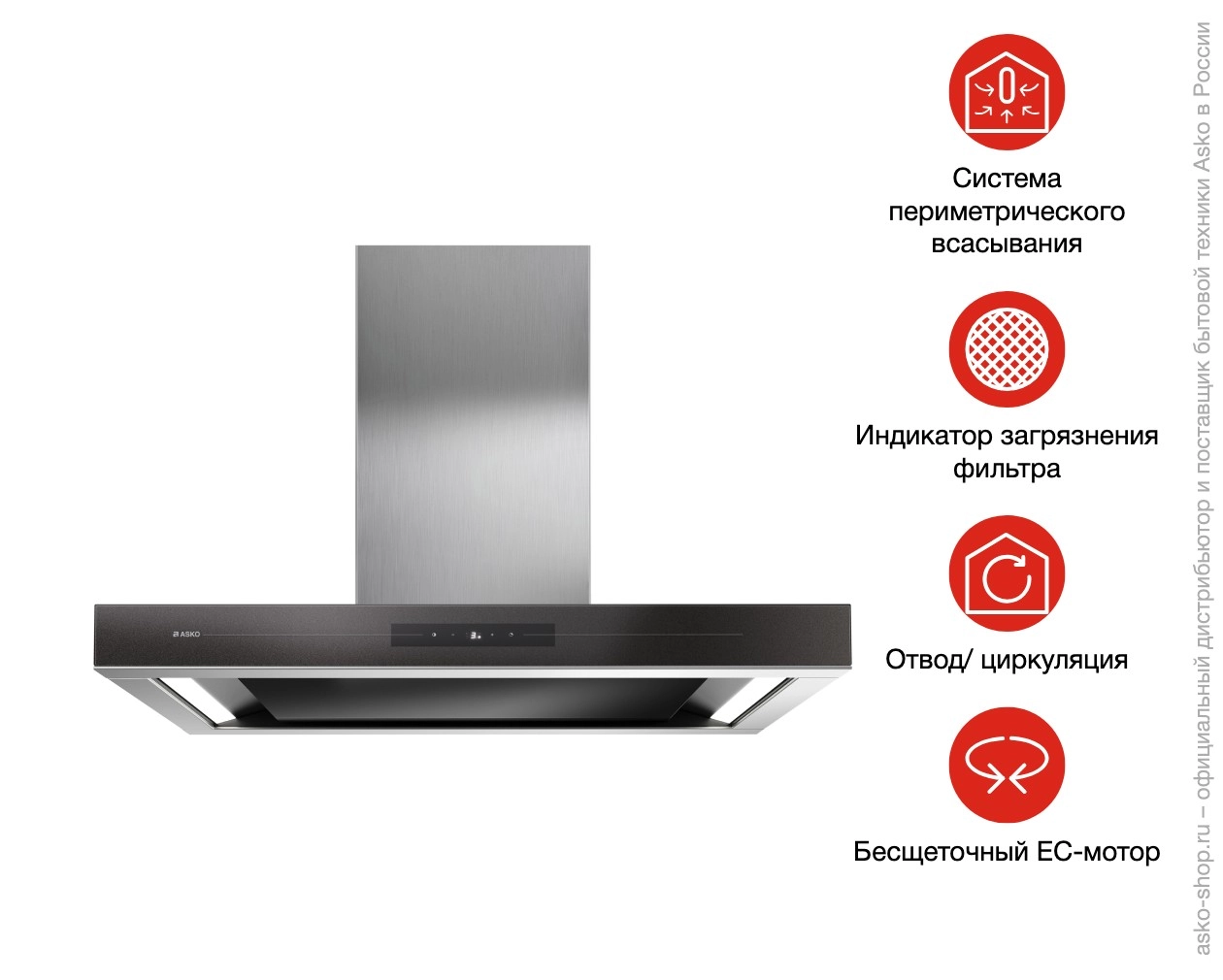 Вытяжка Asko CW4938G фото 5
