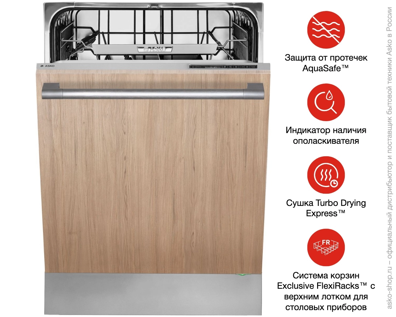 Встраиваемая посудомоечная машина Asko D5896 XL фото 8