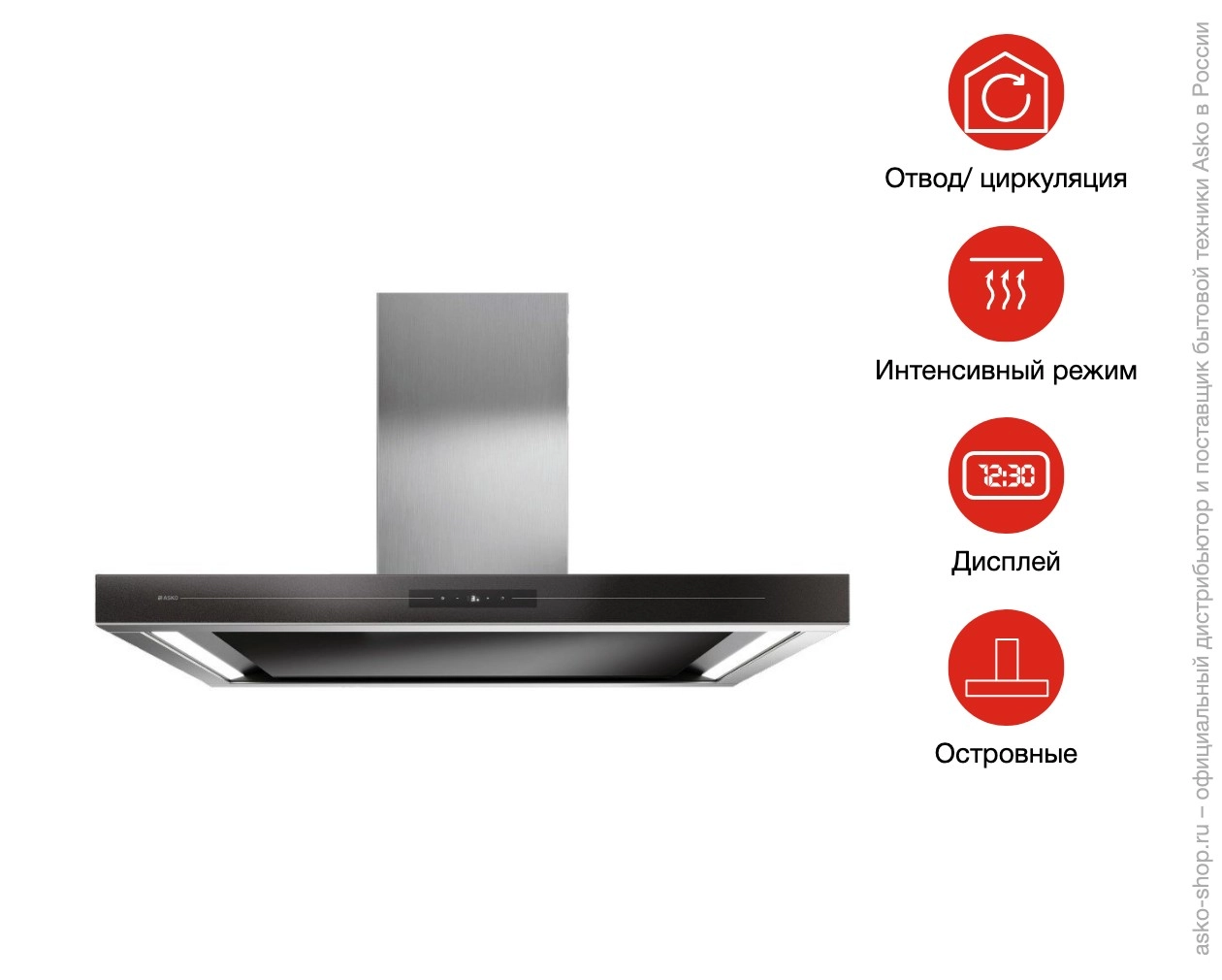 Вытяжка Asko CI41230G фото 8