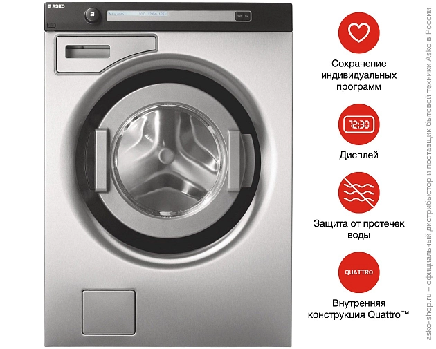 Профессиональная стиральная машина  Аско WMC64P (M) фото 6