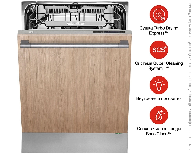 Встраиваемая посудомоечная машина  Аско D5556 XXL фото 5
