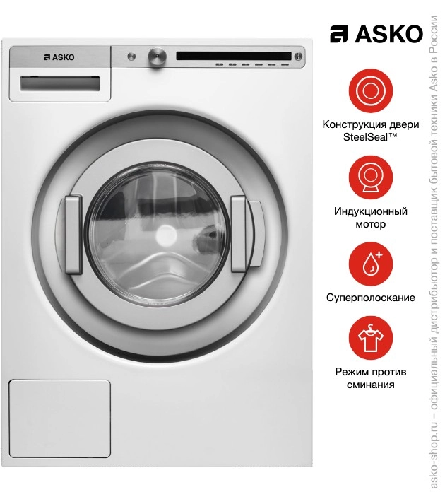 Стиральная машина Asko WMC6863P.W/1 фото 6