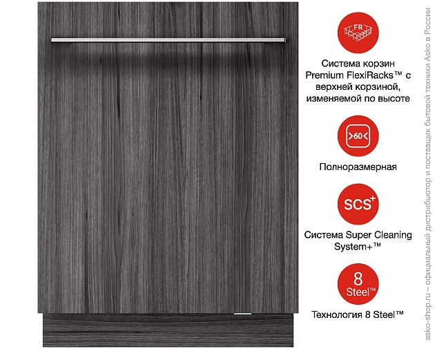 Встраиваемая посудомоечная машина  Аско DSD544D фото 11