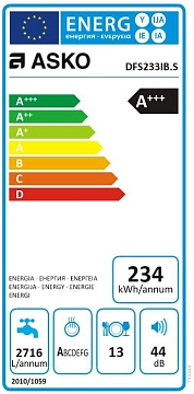Посудомоечная машина Asko DFS233IB.S фото 5