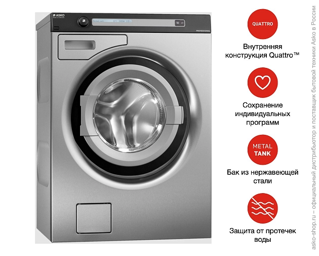 Профессиональная стиральная машина  Аско WMC62V T фото 9
