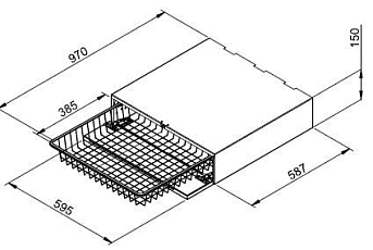 Выдвижная корзина HB 1152 W фото 3
