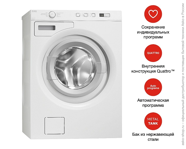 Стиральная машина  Аско W6564 W фото 8