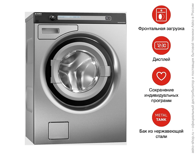 Профессиональная стиральная машина  Аско WMC62P T фото 8